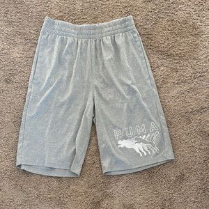 Puma Light Gray Sports Shorts